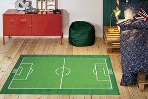 Anti-slip speeltapijt met voetbalveld (95 x 133 cm)