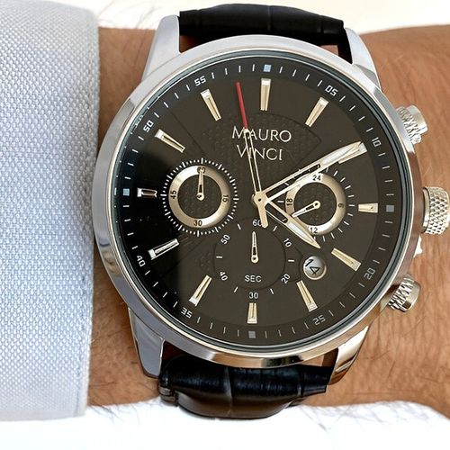 Zwart horloge van Mauro Vinci (Maverick)
