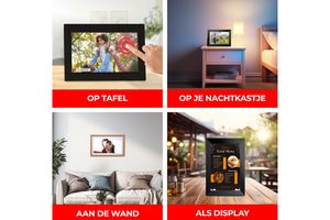 Denver Frameo digitale fotolijst met touchscreen (16 GB)