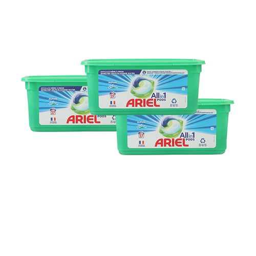 3 pakken met Ariel-pods