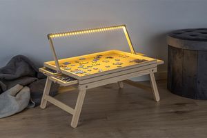 Table de puzzle avec lumiere LED 1 000 pieces - Table de puzzle avec  lumière LED pour 1 000 pièces, VavaBid