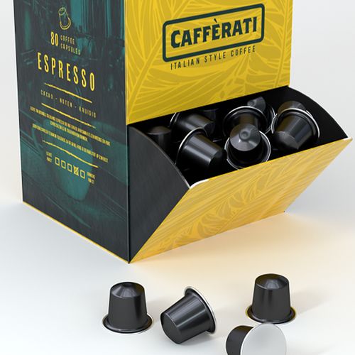 80 koffiecups van Caff�rati
