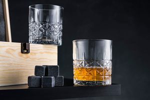 Coffret verres et pierres à whisky