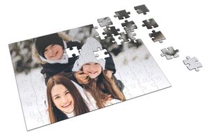 Puzzel van 120 stukjes met eigen foto