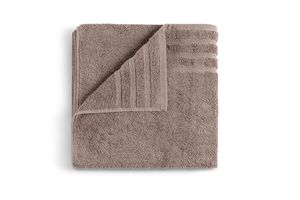 6 serviettes couleur taupe (50 x 100 cm)