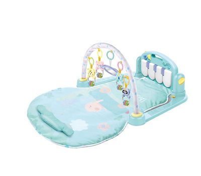 Tapis d'Eveil Jeux Bébé Piano bleu