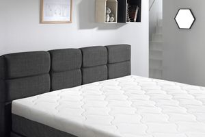 2-persoons boxspring - antraciet (180 x 200 cm)