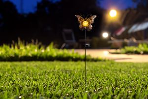 Solar tuinlamp vlinder