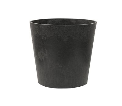 Zwarte bloempot (ø 30 x 28 cm)