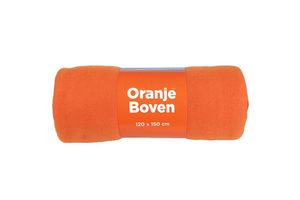 Oranje fleece plaids: voor Koningsdag of het EK (12 stuks)