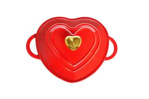 Gietijzeren braadpan in hartvorm van Buccan (ø 20 cm)