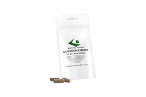 Supplement met paddenstoelen-extract (1+1 zakje gratis)