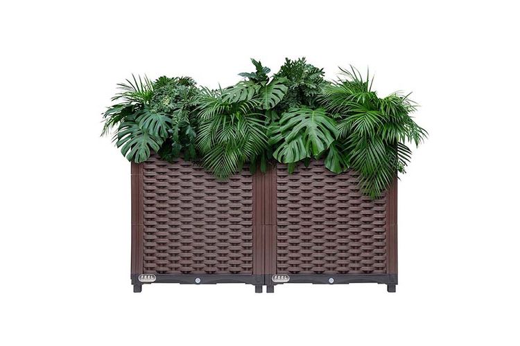 bruine plantenbak 80x40x53 cm