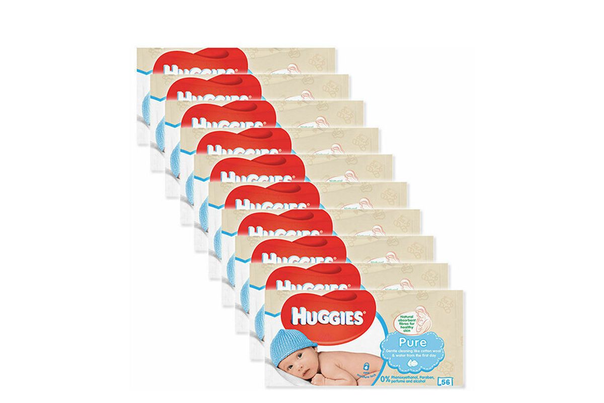 Huggies lingettes bebe - Lingettes pour bébé Huggies (10 x 56 pièces), VavaBid