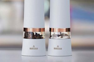 Elektrische peper- en zoutmolens van Buccan (wit)
