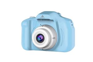 Blauwe kindercamera van AyeWay