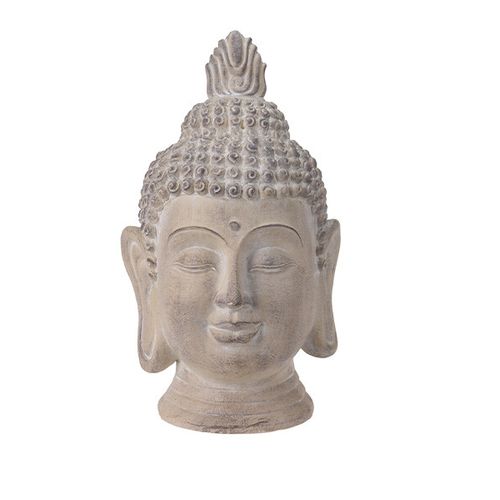 Boeddha-hoofd (38 x 42 x 74,5 cm)
