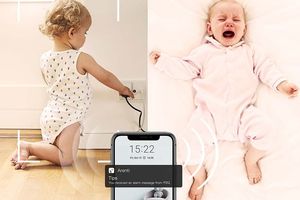 Baby Monitor Wifi avec caméra 3MP et vision nocturne