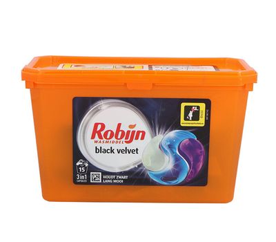 Capsules de lessive Black Velvet Robijn (4 boîtes)