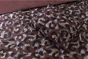 Panter flanel dekbedovertrek Sleep Sense (240 x 220 cm)