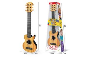 Guitare en bois jaune-brun pour enfants (56,5 cm)