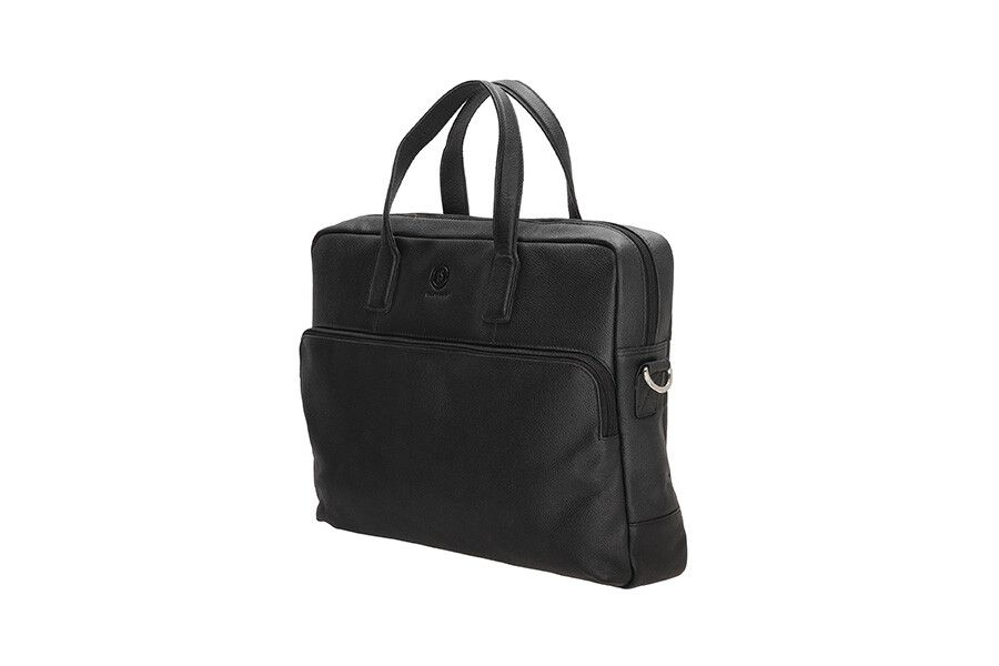 Sacoche pour ordinateur portable Homme en Cuir Zwart - Sacoche