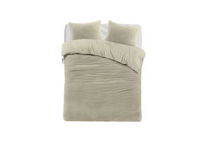 Parure de lit double vert olive Sleep Sense