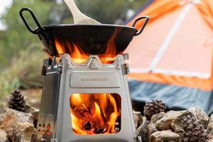 Réchaud de camping pliable d'InnovaGoods