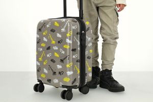 Valise enfant avec motif véhicules de construction (32 L)