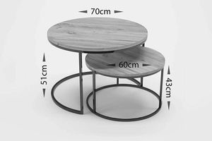 2 tables rondes