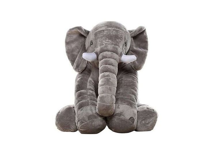Grijze olifantenknuffel (45 x 60 cm)