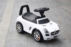 Mercedes loopauto met geluid - wit