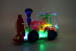 Rijdende speelgoedtrein met licht en geluid