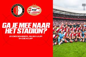 Feyenoord Vrouwen 1 tegen PSV in De Kuip - 4 tickets