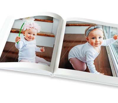 Fotoboek met glanzende hardcover (30 x 30 cm)