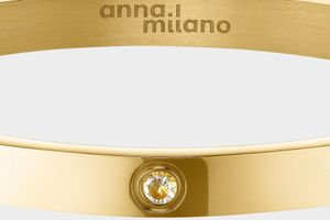 Goudkleurige armband Anna Milano sieraad