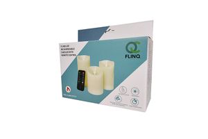 3 bougies rechargeables