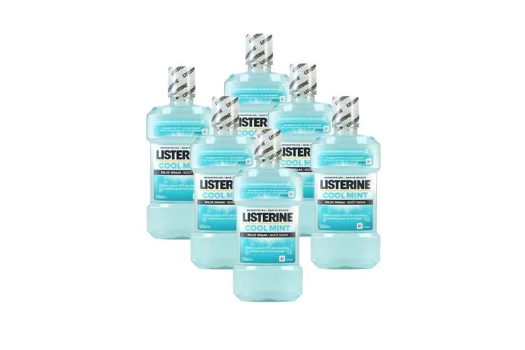 6 flessen mondwater Listerine
