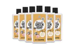 Marcel's Green Soap 2in1 shampoo (6 flessen)