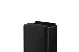 Zwarte prullenbak met sensor (60 L)