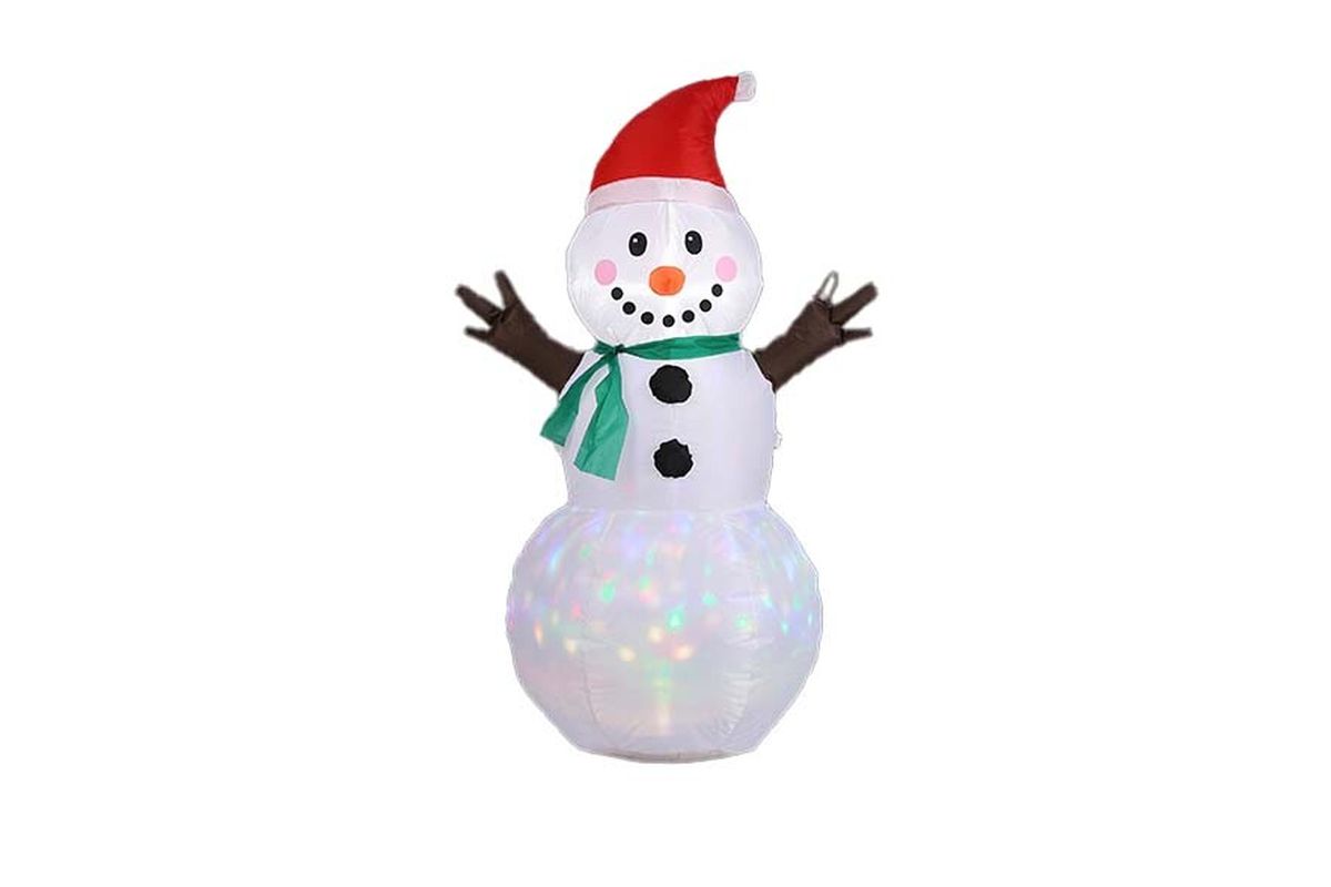 Bonhomme de neige gonflable 2LED animées H180cm - RETIF