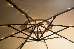 Éclairage pour parasol à l'énergie solaire (125 cm)