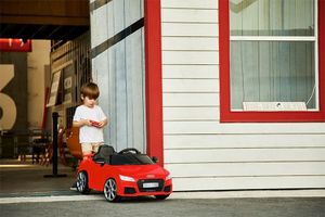 Elektrische Audi TT RS met afstandsbediening (rood)