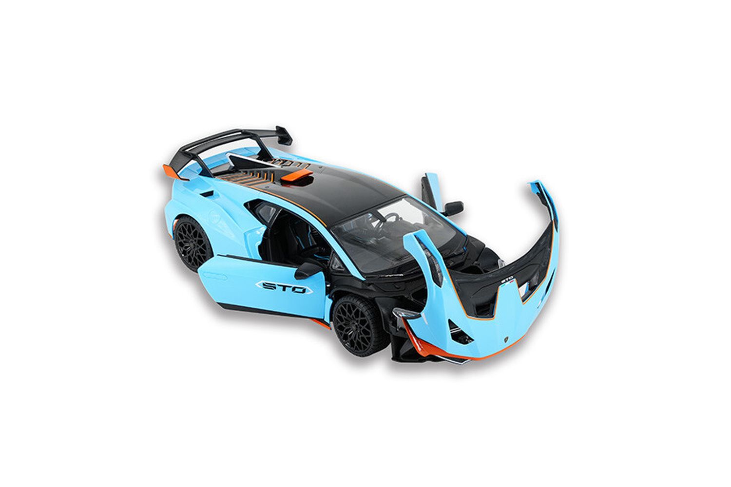 Voiture télécommandée Lamborghini Huracan STO RC bleu • Voitures