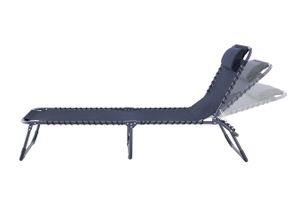 Opvouwbare ligstoel met hoofdkussen