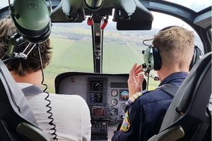 Einzigartiges Erlebnis: Helikopterflug (1 P.) in NL