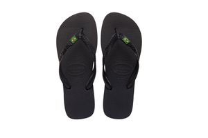 Zwarte Havaianas slippers (maat 41/42)