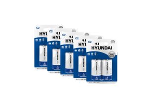 10 super Alkaline C-batterijen van Hyundai Batteries