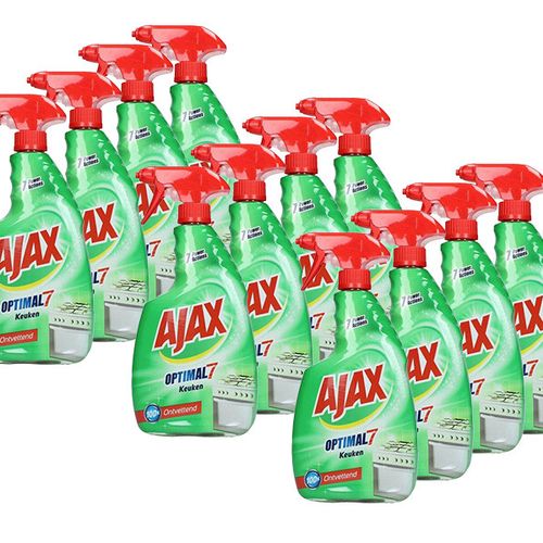 Ajax keukenspray 100% ontvettend (12 flessen)