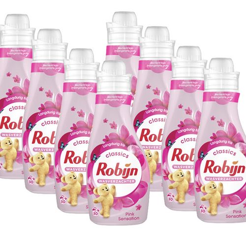 Robijn wasverzachter Pink Sensation (8 flessen)